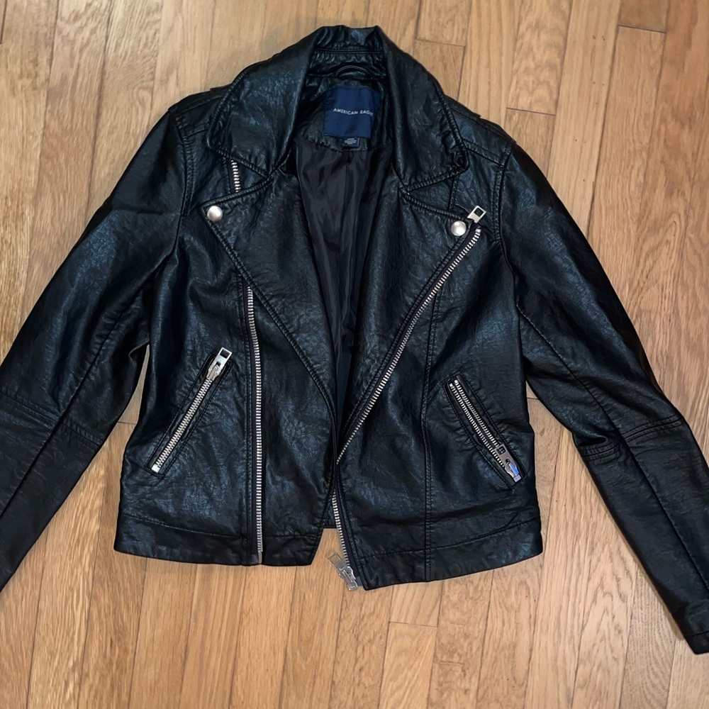 American Eagle leather jacket
